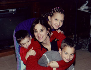 Shari and her kids